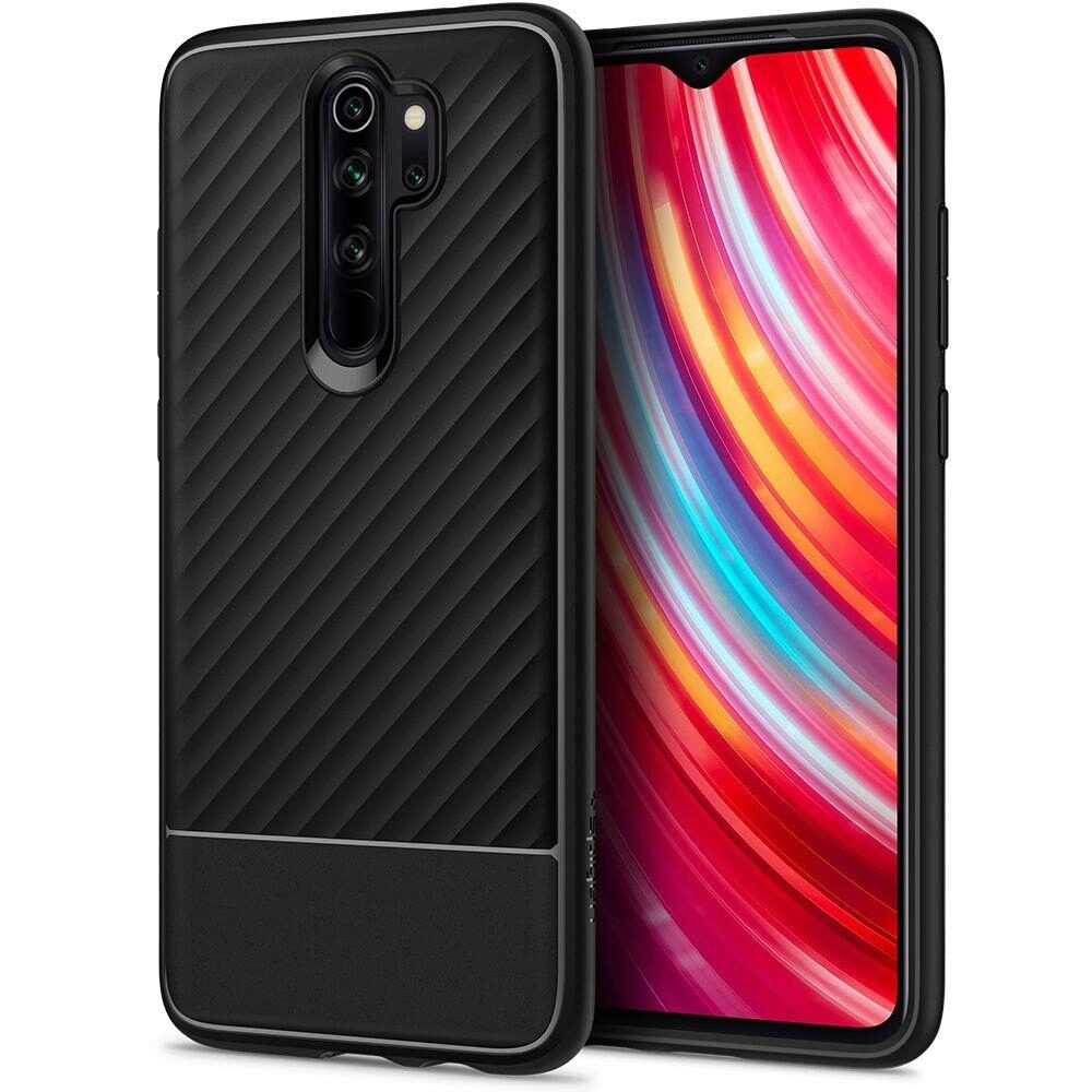 Husa Antisoc Spigen Core Armor pentru Xiaomi Redmi Note 8 Pro, Negru