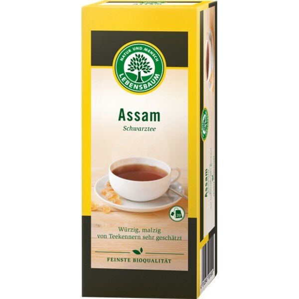 Ceai negru assam x20 plicuri, Lebensbaum, 40g