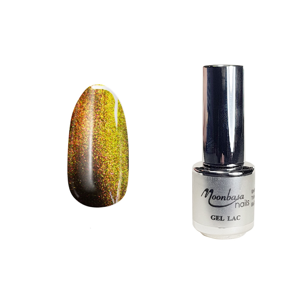 Gel UV Magic eye, Moonbasanails, 771 Strix, 4 ml, Multicolor