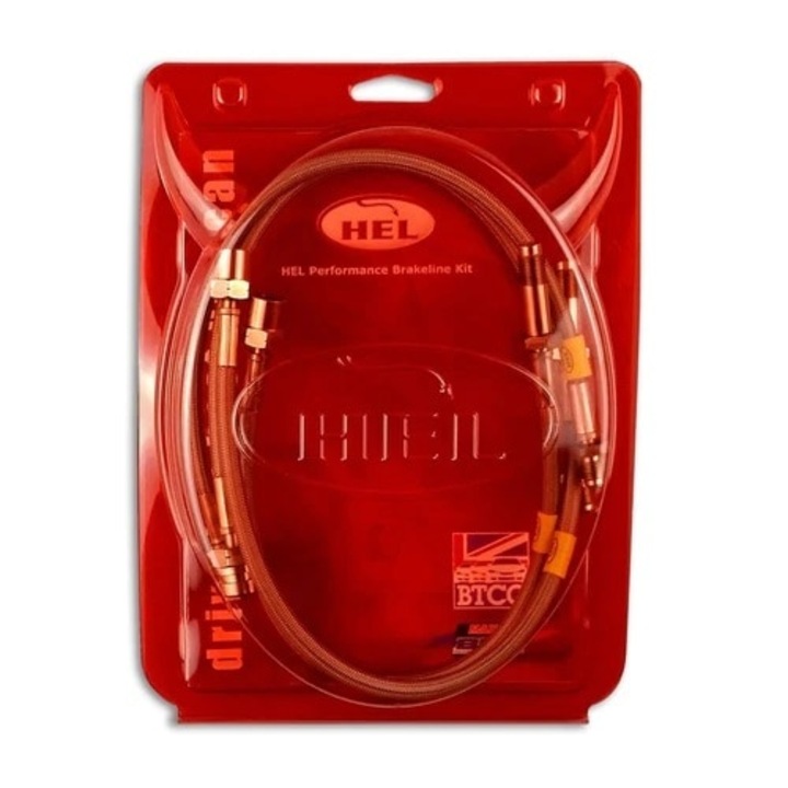 Set Furtunase Metalice Hel VW Golf 7 R / Audi S3 8v 4bucati (2 buc fata 2 buc spate)