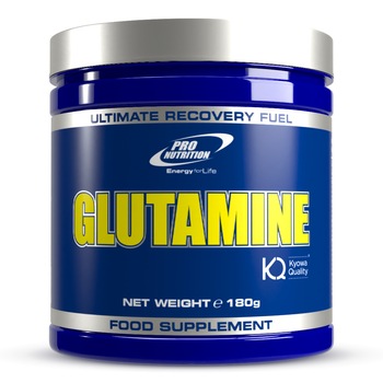 Glutamina pudra pentru refacere si prevenirea catabolismului muscular, Glutamine Kyowa®, 180g Glutamina pudra pentru refacere si prevenirea catabolismului muscular, Glutamine Kyowa®, 180g
