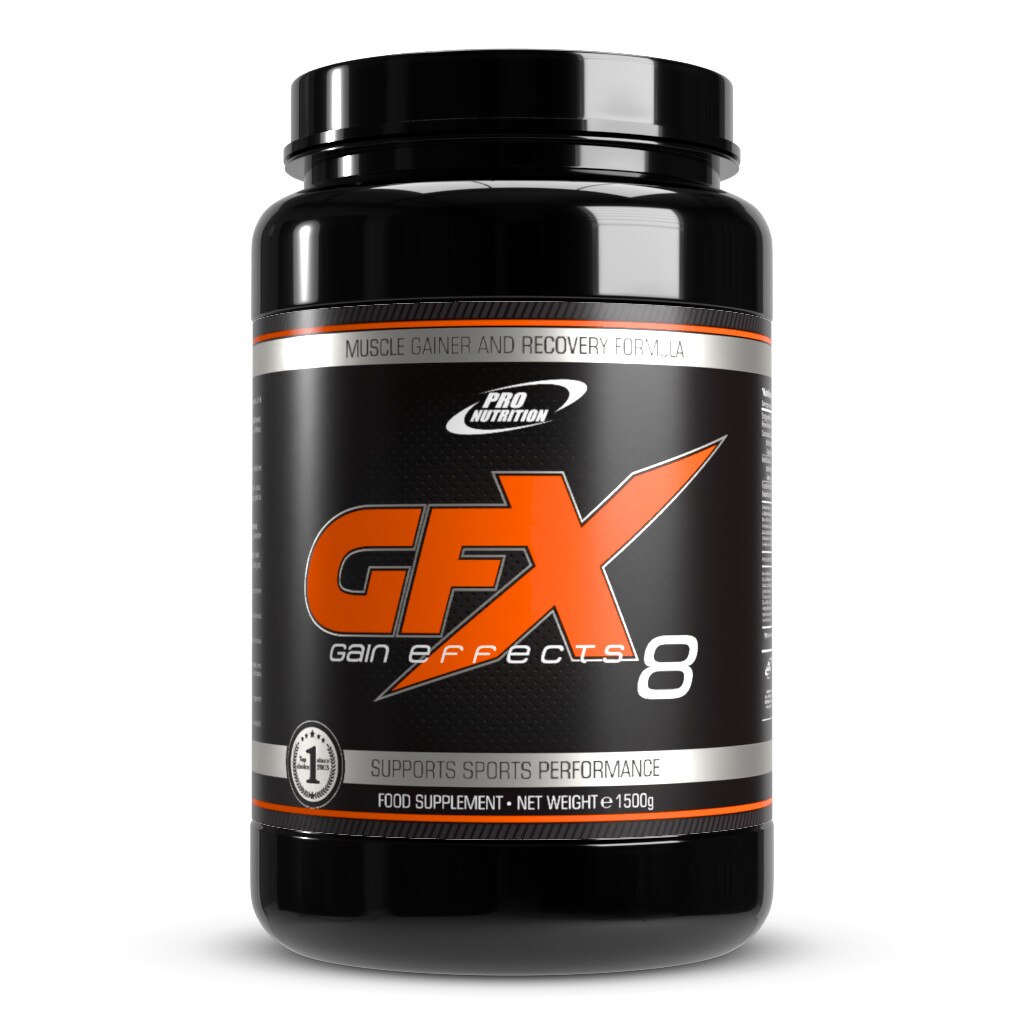 Gainer pentru dezvoltare musculara, GFX-8 vanilie, 1500g