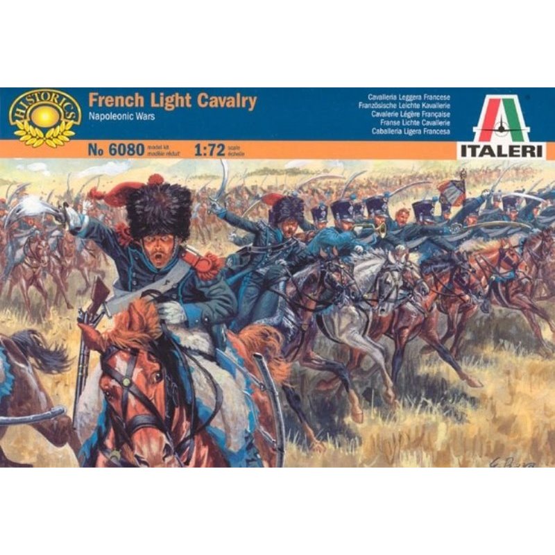 Set Figurine Soldati ITALERI Waterloo French Light Cavalry 17buc 1:72 ITA 6080