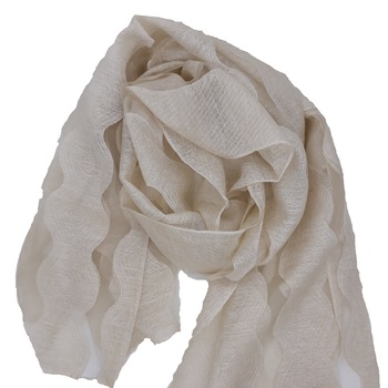 Esarfa Dama Bej, Dimensiuni: lungime 190 cm, latime 70 cm Esarfa Dama Bej, Dimensiuni: lungime 190 cm, latime 70 cm