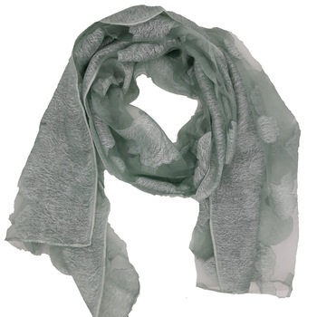 Esarfa dama, model floral, vernil, dimensiune:190/70 cm Esarfa dama, model floral, vernil, dimensiune:190/70 cm