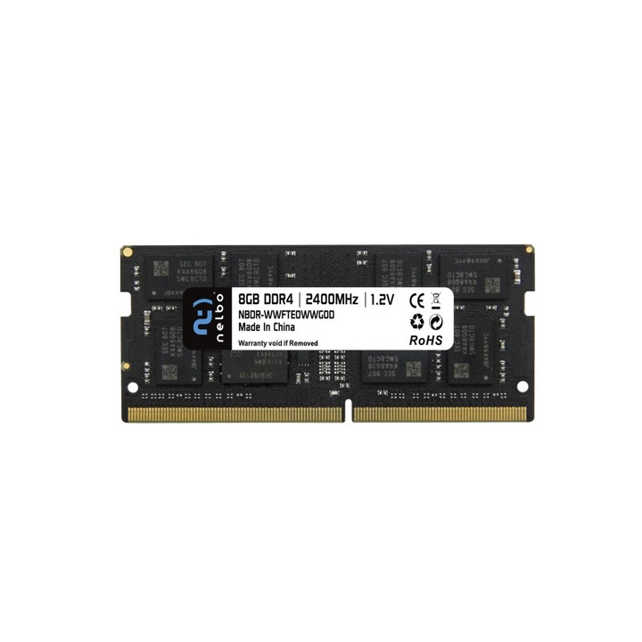 Памет RAM 8 GB , sodimm ddr4, 2400 Mhz, NELBO, лаптоп