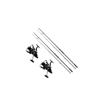 Set 2 Lansete crap, EAST SHARK, Adrena lungime 3.60 metri echipate cu 2 Mulinete CFR 10000 Set 2 Lansete crap, EAST SHARK, Adrena lungime 3.60 metri echipate cu 2 Mulinete CFR 10000