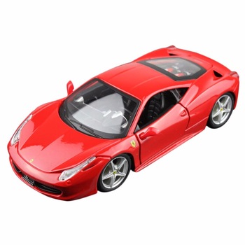Macheta Bburago Ferrari 458 Italia, scara 1:24 Macheta Bburago Ferrari 458 Italia, scara 1:24