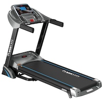 Banda de alergat electrica BodyFit A5000, motor 3.25 CP, viteza pana la 16 km/h, inclinatie automata, intrare MP3 si USB, pliabila