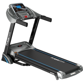 Banda de alergat electrica BodyFit A5000, motor 3.25 CP, Aplicatia Fitshow, viteza pana la 16 km/h, inclinatie automata, intrare MP3 si USB, pliabila Banda de alergat electrica BodyFit A5000, motor 3.25 CP, Aplicatia Fitshow, viteza pana la 16 km/h, inclinatie automata, intrare MP3 si USB, pliabila