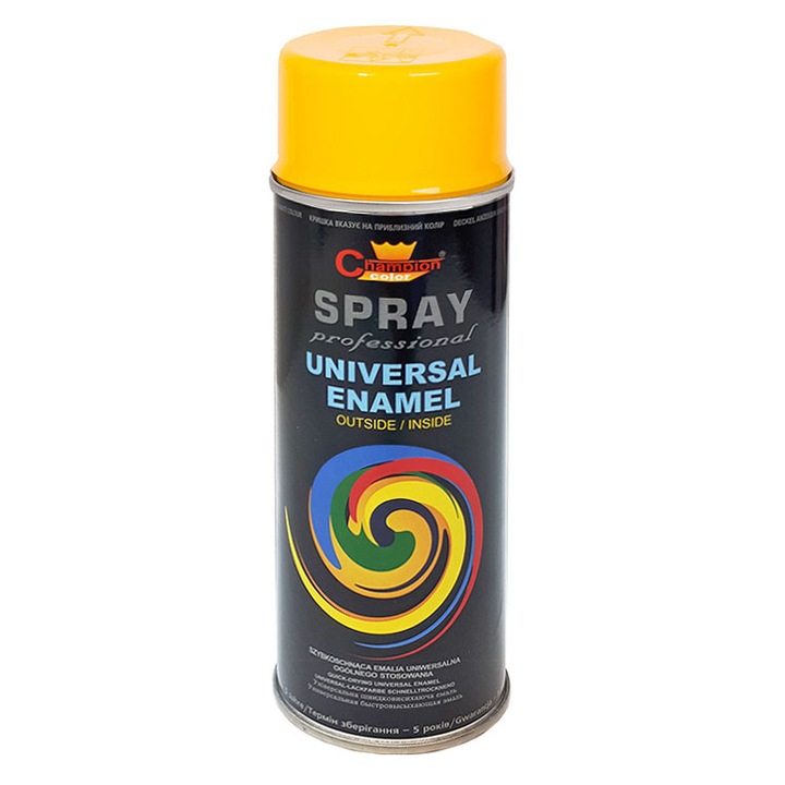 Spray vopsea Profesional CHAMPION RAL 1018 Galben 400ml