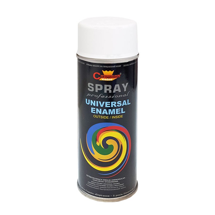 Spray festék Professional CHAMPION RAL 9010 WHITE 10 MAT 400ml