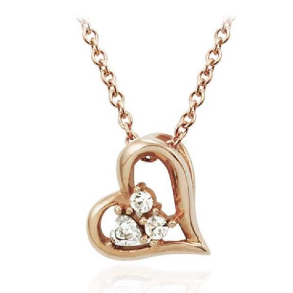 Pandant inox auriu inimioara