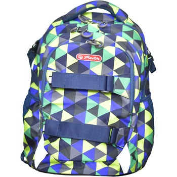 Rucsac Herlitz, Wave, doua compartimente, compartiment pentru Laptop, Motiv Harlequin, 30 30 x 41 x 41 x21 cm Rucsac Herlitz, Wave, doua compartimente, compartiment pentru Laptop, Motiv Harlequin, 30 30 x 41 x 41 x21 cm