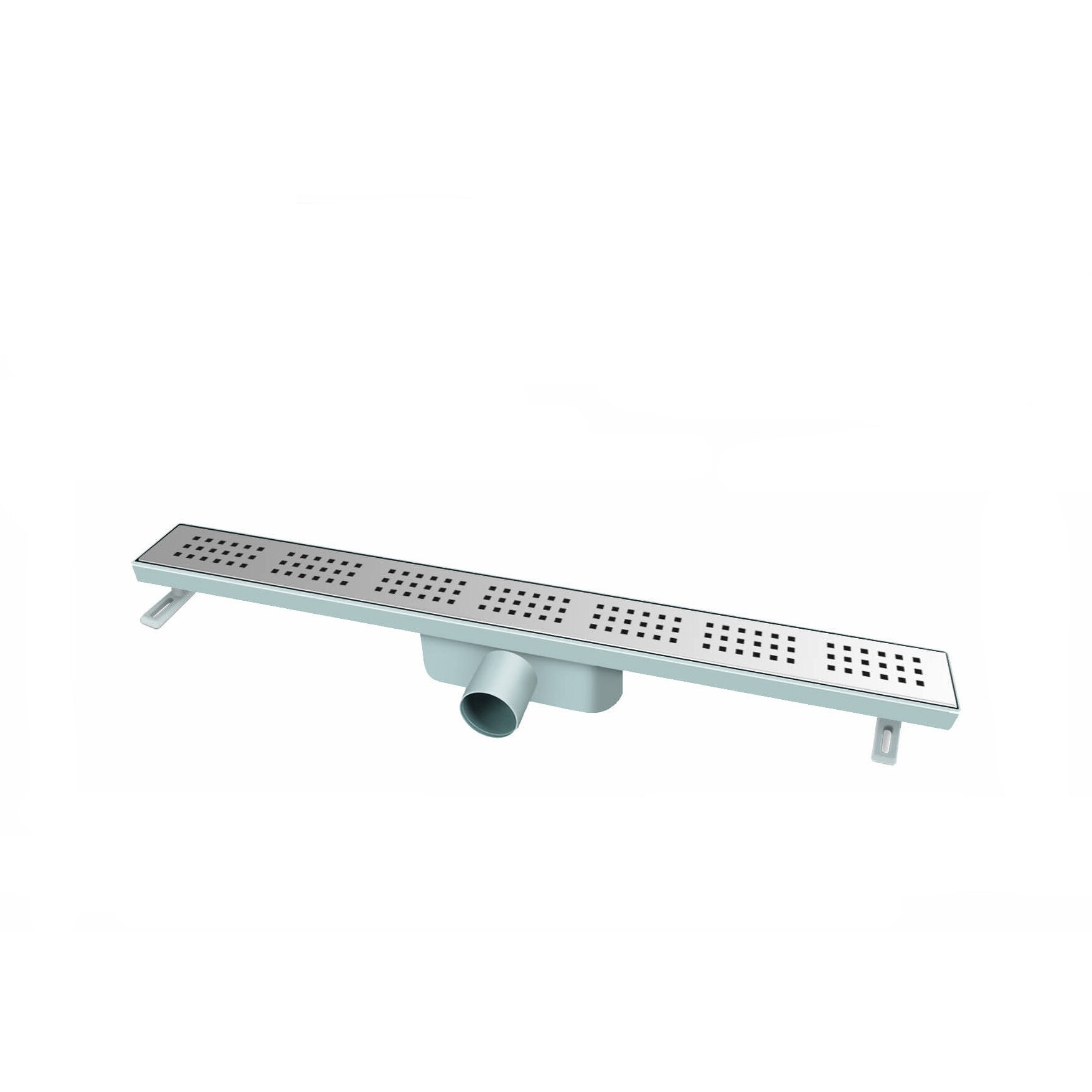 Rigola dus Classic MTS 9600 - 50 cm cu scurgere inox si sifon iesire 50 mm