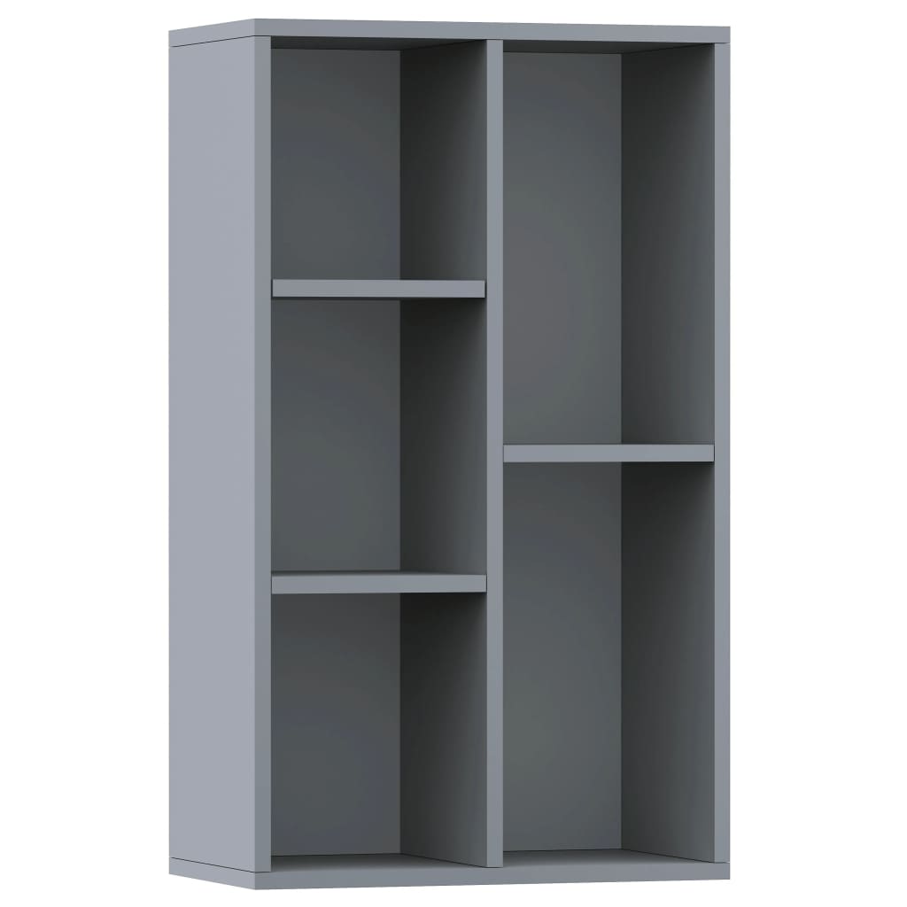 Biblioteca/ Servanta vidaXL, PAL, 45 x 25 x 80 cm, Gri
