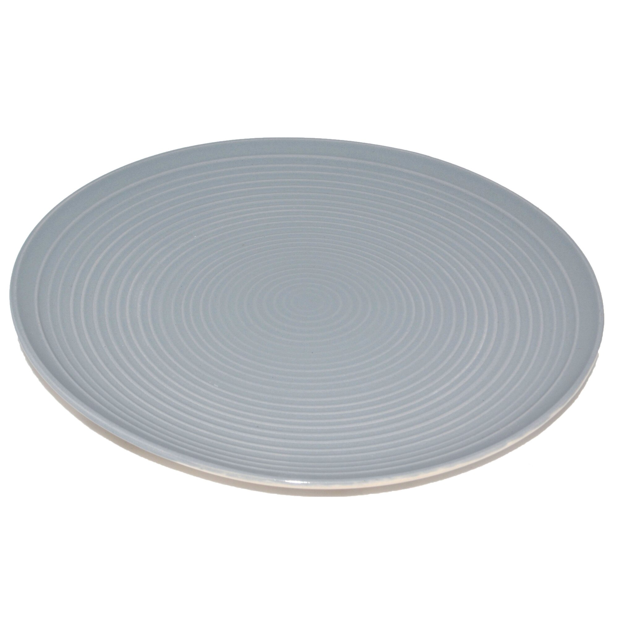 Farfurie ceramica 26cm aspect mat gri