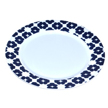 Farfurie 20cm din melamina model flori Farfurie 20cm din melamina model flori