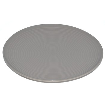 Farfurie ceramica 26cm aspect mat gri bej Farfurie ceramica 26cm aspect mat gri bej