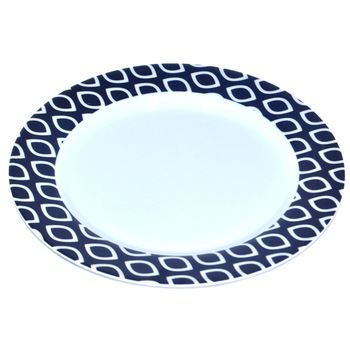 Farfurie 20cm din melamina model picaturi Farfurie 20cm din melamina model picaturi