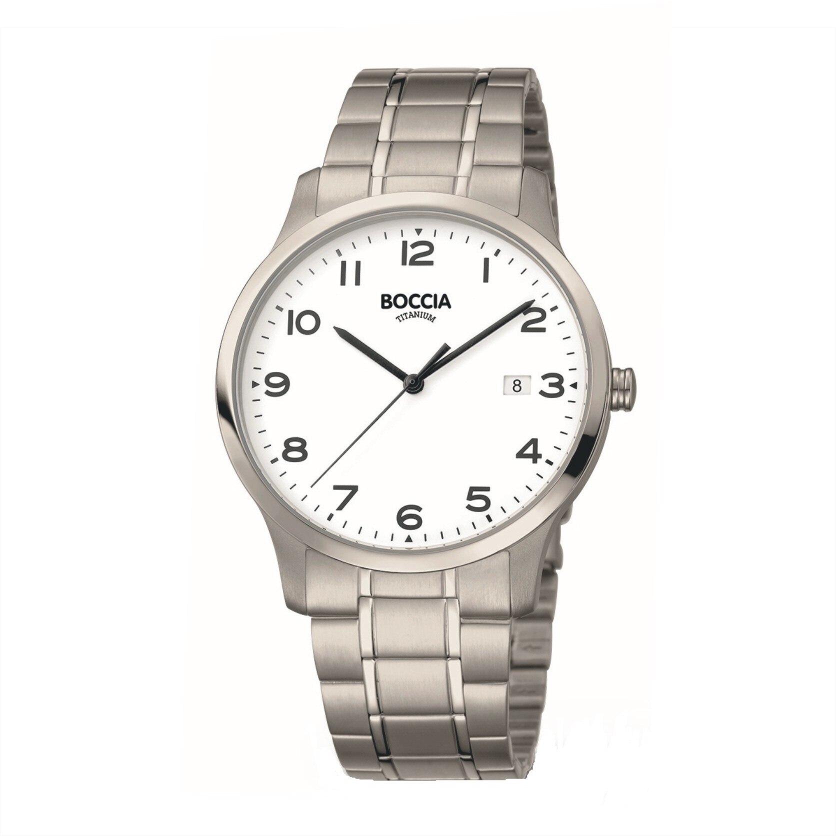 Ceas Boccia 3620-01, barbatesc, titan, carcasa 40mm