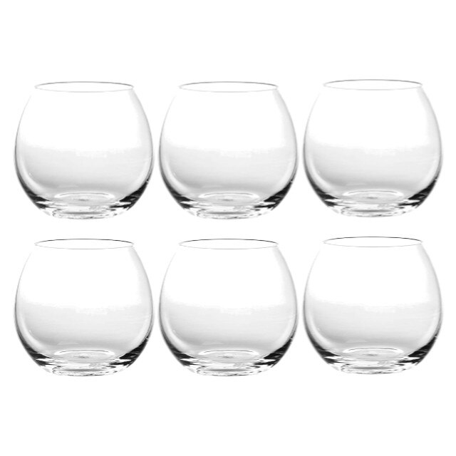 Set 6 pahare sticla OCEAN Madison Rock 395ml