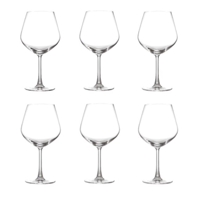 Set 6 pahare OCEAN pentru vin rosu 710ml BURGUNDY