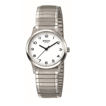 Ceas Boccia 3287-01, dama, titan, carcasa 29 mm, bratara elastica Ceas Boccia 3287-01, dama, titan, carcasa 29 mm, bratara elastica