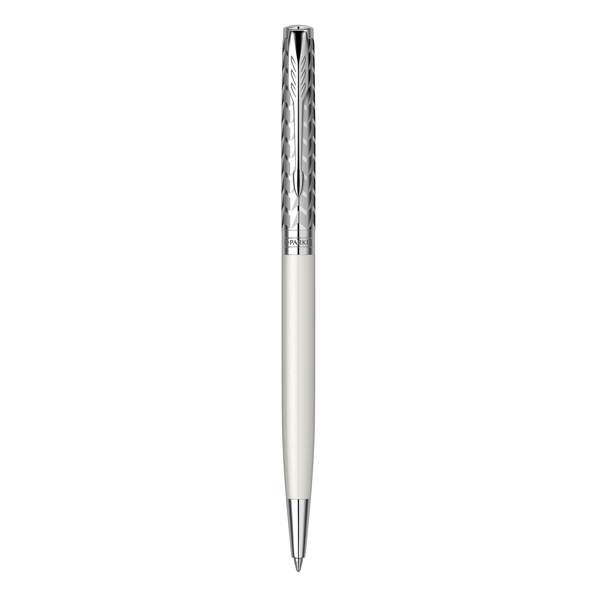 Pix slim Parker Sonnet Royal Metal & Pearl CT, alb
