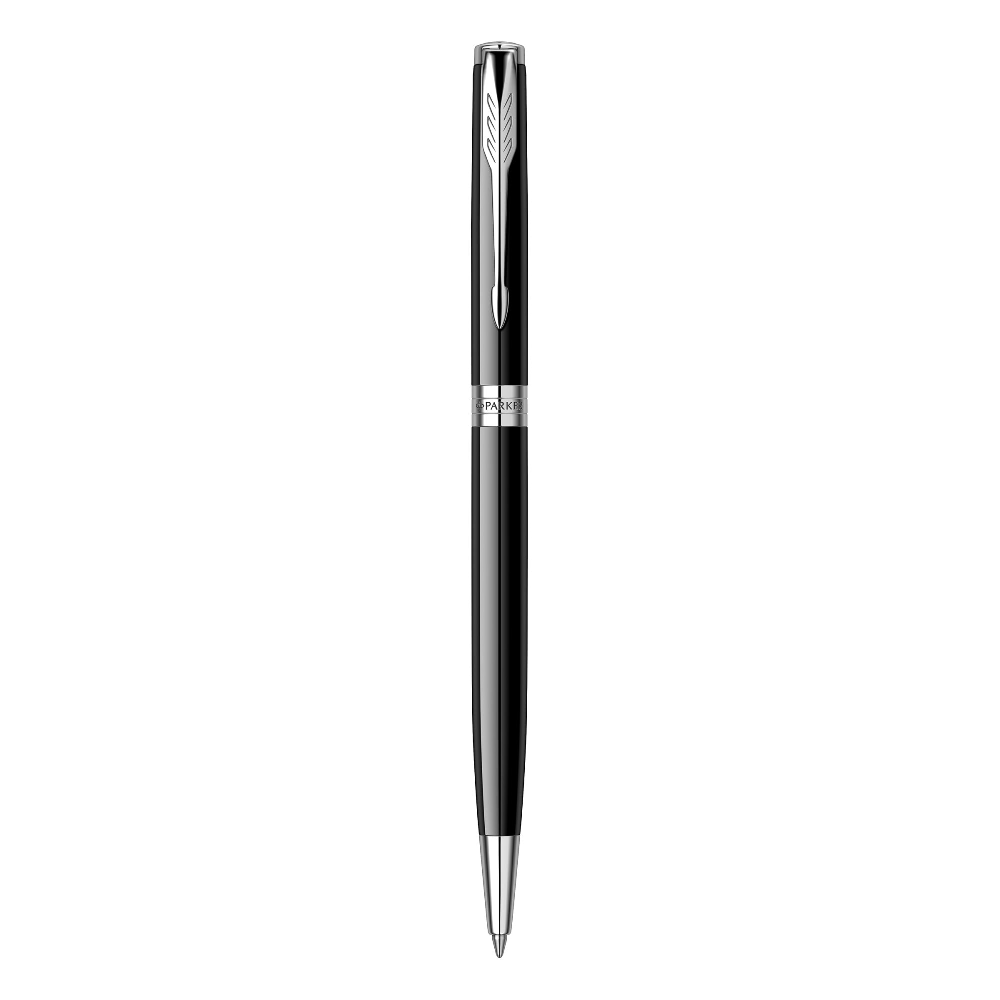 Pix slim Parker Sonnet Royal Black CT, Negru