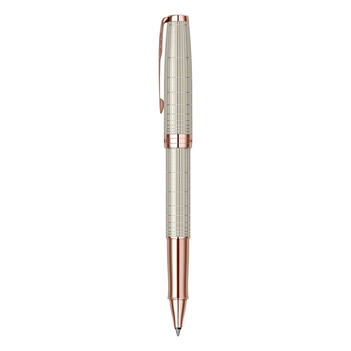 Roller Parker Sonnet Royal Chiselled Silver PGT, argintiu