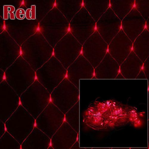 Instalatie de Craciun, 5 m x 1 m, Plasa Flash, Rosu, 136 leduri, SDX, 9117R / plasa cu flash