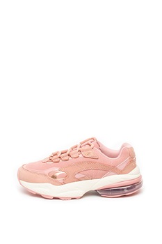 Puma, Pantofi sport cu insertii de piele intoarsa Cell Venom, Roz prafuit, 4 Puma, Pantofi sport cu insertii de piele intoarsa Cell Venom, Roz prafuit, 4