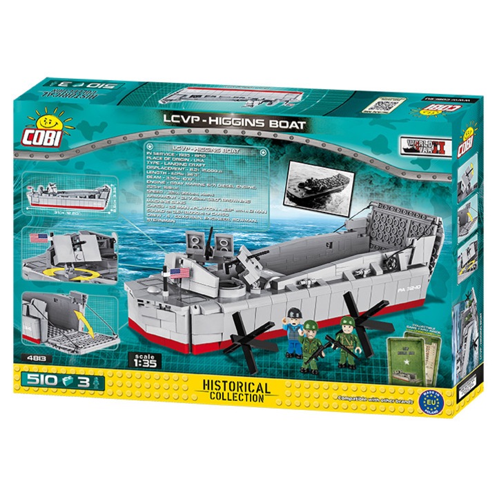 COBI 4849 LCVP Higgins Boat COBI