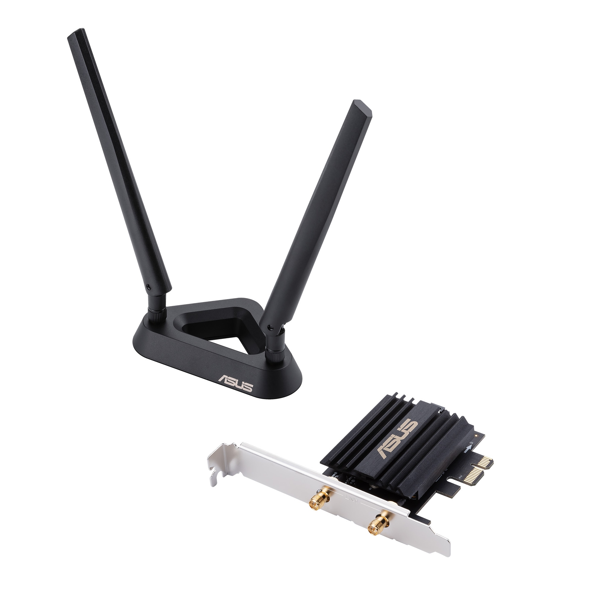 Placa de retea ASUS PCE-AX58BT, AX3000, Dual-Band, Wi-Fi 6, PCIe,Bluetooth 5.0