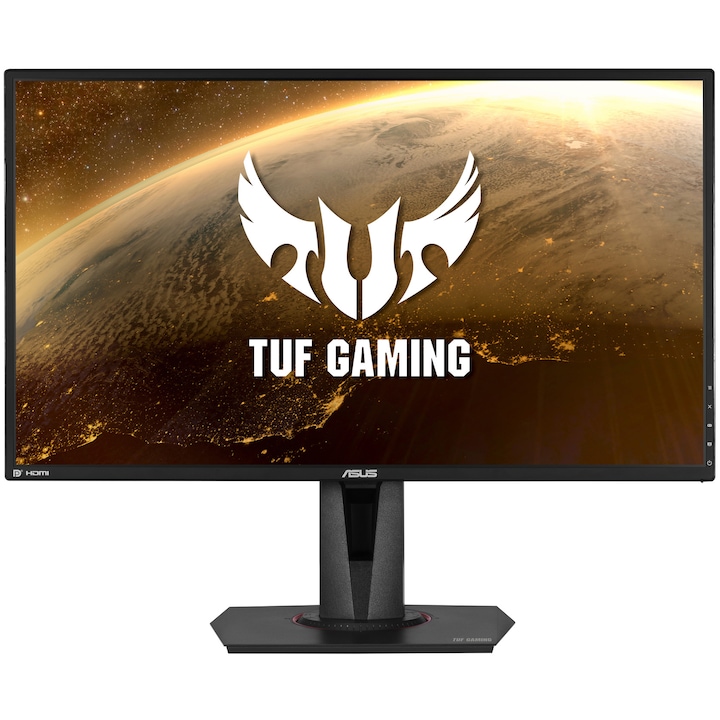 Asus TUF VG27AQ LED IPS Gaming monitor, 27", WQHD, DisplayPort, 1ms, 165Hz, G-Sync, HDR-10, Fekete