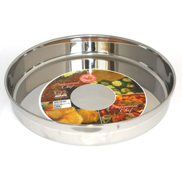 Tava rotunda RAKI inox pentru copt 30x5,5cm