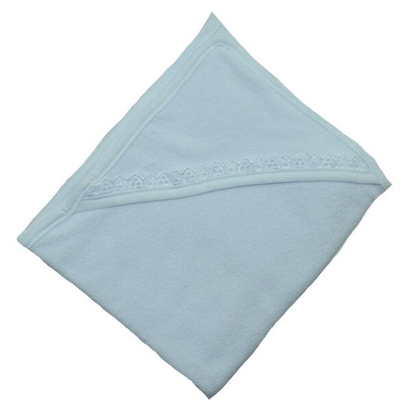 Prosop 80 x 80 cm de baie cu gluga pentru bebelusi Pifou PDL-A, Alb