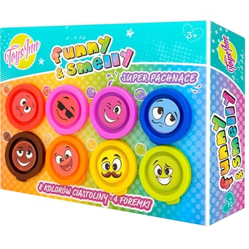 Plastilina parfumata Toys Inn Funny and Smelly 8 culori Plastilina parfumata Toys Inn Funny and Smelly 8 culori