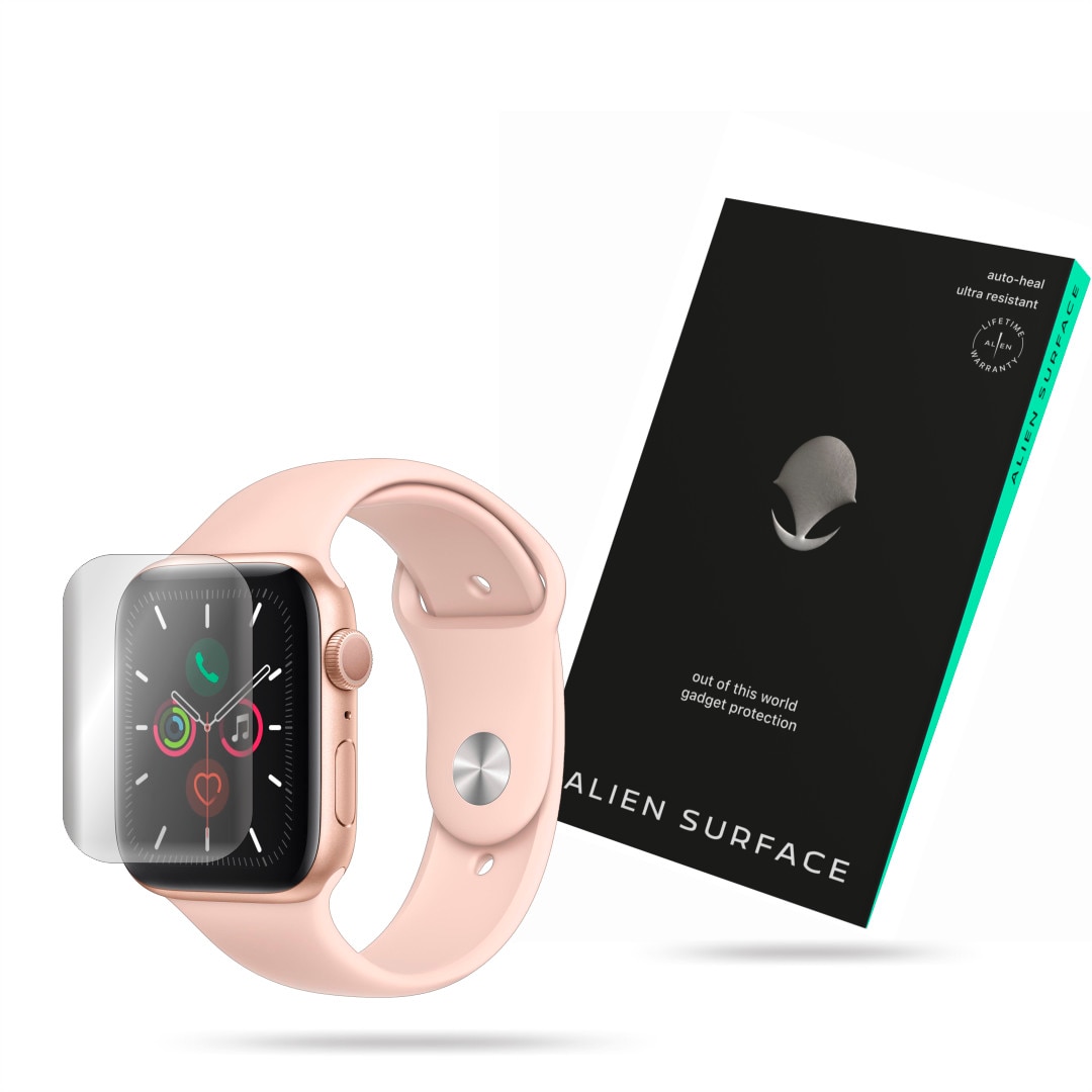 Folie Alien Surface, Apple Watch 5, 40mm, protectie ecran 1+2 Rezerve