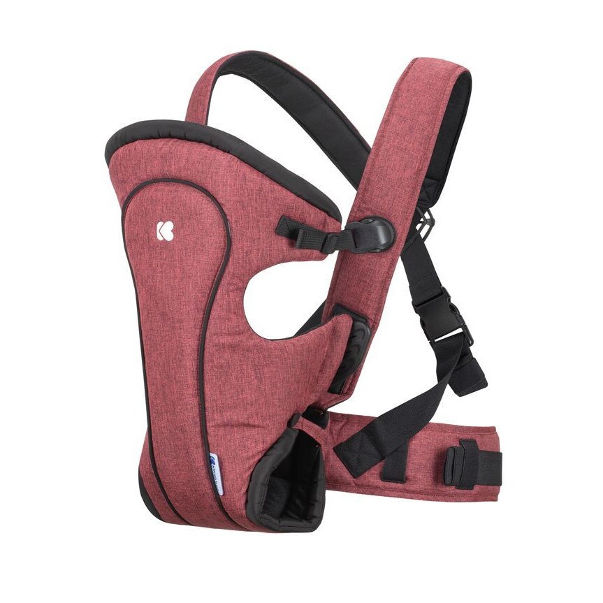 Marsupiu KikkaBoo pentru copii Tess Dark Red