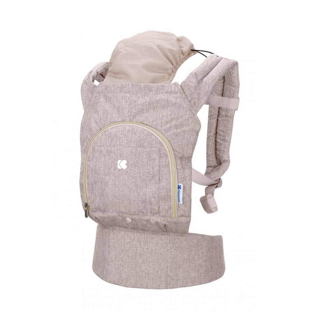 Marsupiu pentru copii KikkaBoo Hoody Beige