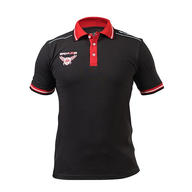 Tricou Armura TeamLine Polo, Negru/Rosu