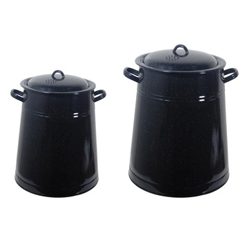 Pachet 2 Garnite Emailate - 20 litri si 30 litri Pachet 2 Garnite Emailate - 20 litri si 30 litri