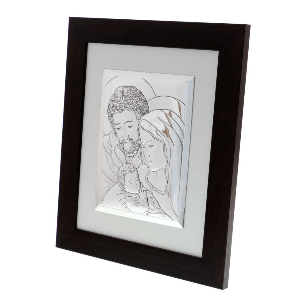 Tablou mare cu rama de lemn Sfanta Familie