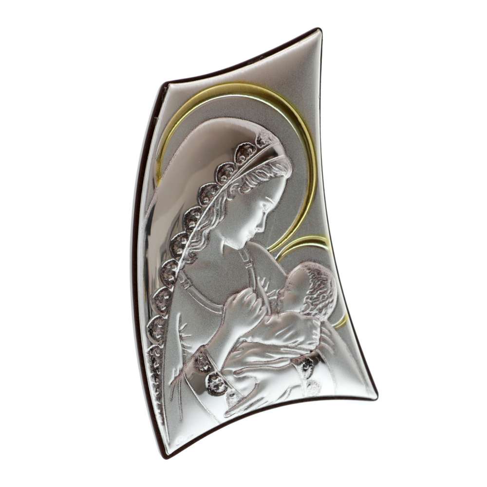 Iconita cu varf Maria cu Pruncul