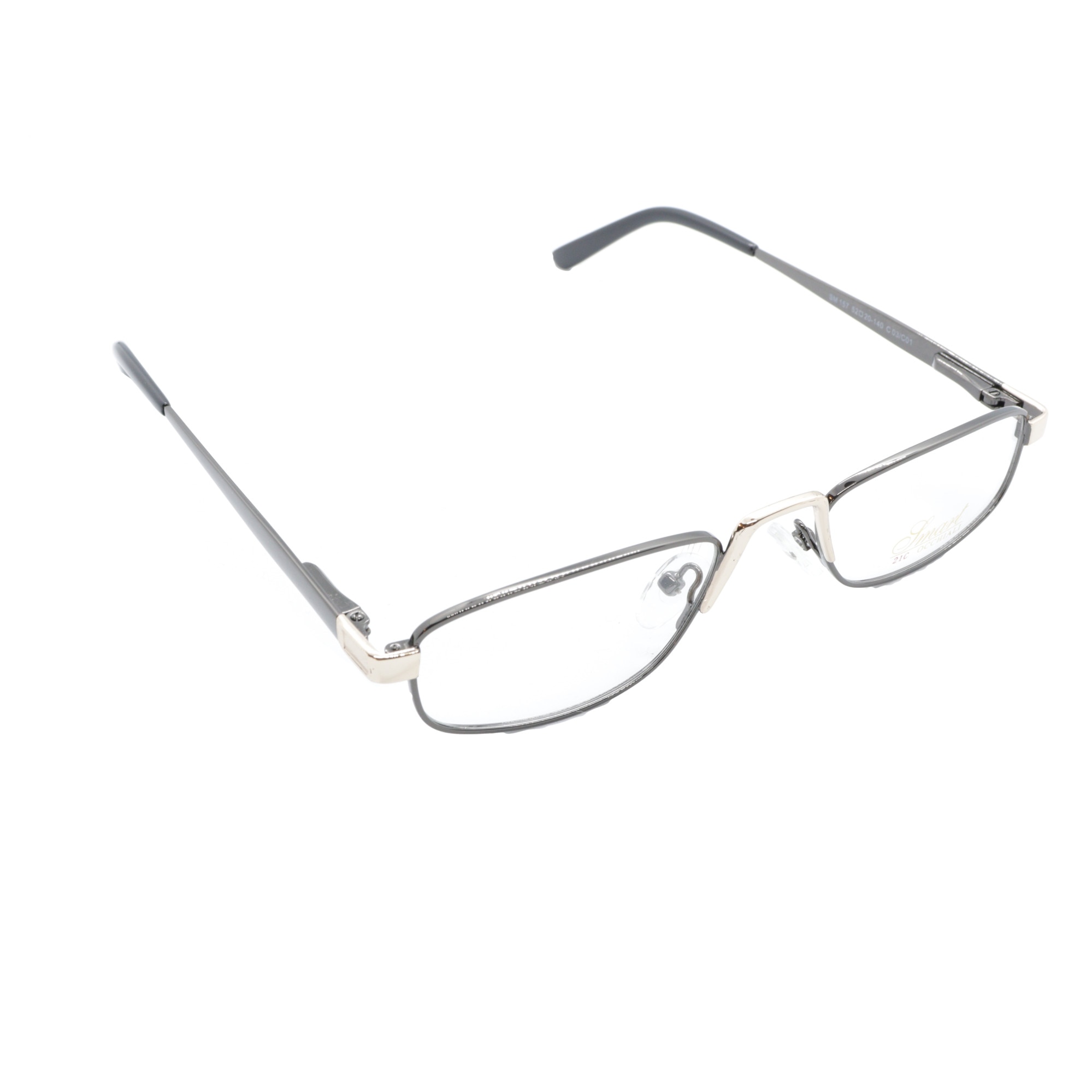 Rame ochelari de vedere, Smart, Unisex, SM157, 52mm, Gri/Auriu