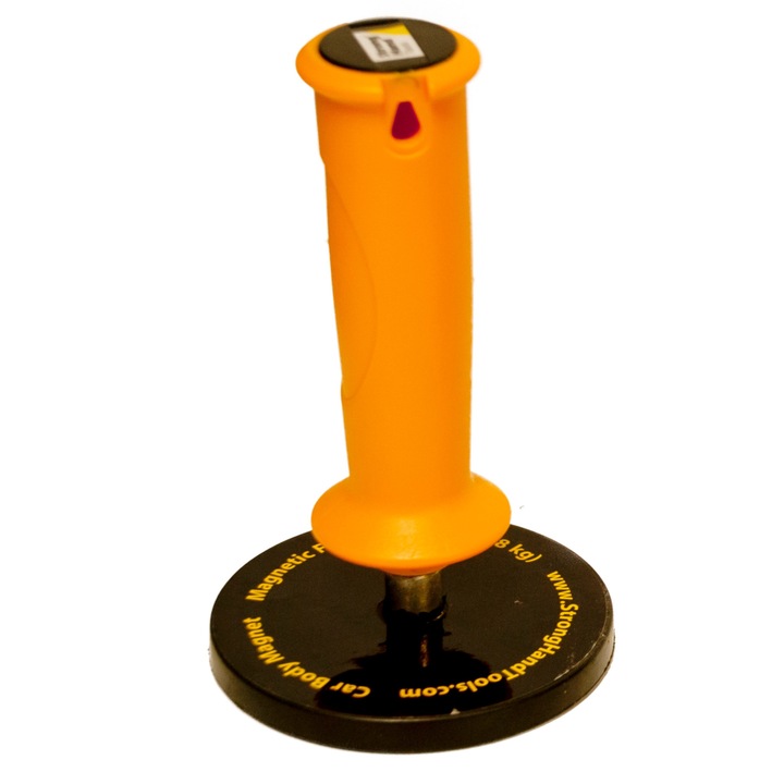 Magnet pentru tabla (1 buc) cu 2 talpi din cauciuc interschimbabile, forta 45kg, MSM81