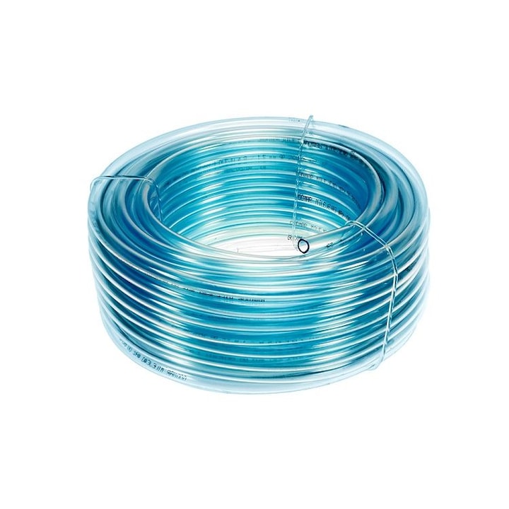 Szilikon víztömlő betéttel, rugalmas, átmérő 12mm, hossza 25m