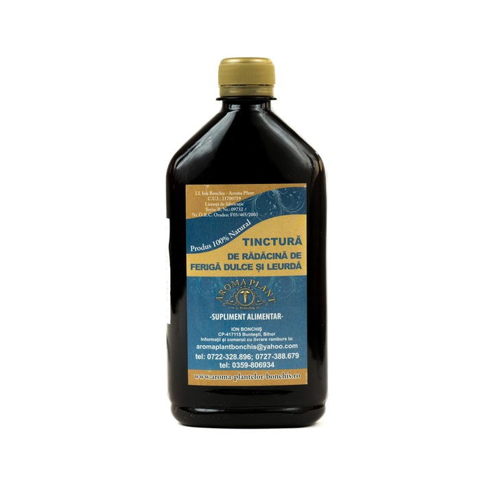 Tinctura Aroma Plant cu Radacina de Feriga Dulce si Leurda, 500 ml
